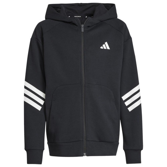 Adidas Παιδική ζακέτα Future Icons 3-S Full-Zip Hooded Adidas Παιδική ζακέτα Future Icons 3-S Full-Zip Hooded